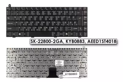 Lenovo 3000 Y200, Packard Bell EasyNote A5, A7, A8 gyári új magyar billentyűzet (SK-22800-2GA)