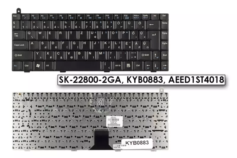 Lenovo 3000 Y200, Packard Bell EasyNote A5, A7, A8 gyári új magyar billentyűzet (SK-22800-2GA)