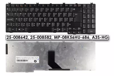 Lenovo IdeaPad B560 fekete magyar laptop billentyűzet