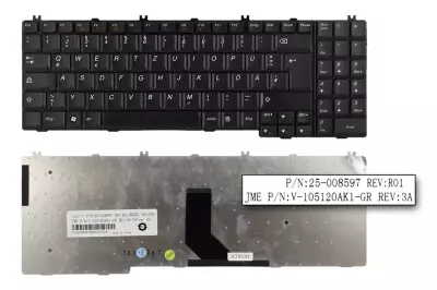 Lenovo IdeaPad V560 fekete német  laptop billentyűzet