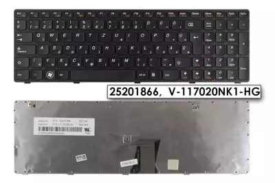 Lenovo IdeaPad V580 fekete magyar laptop billentyűzet