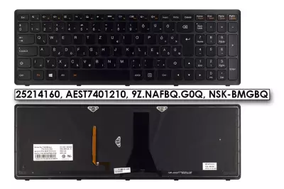 Lenovo IdeaPad G505s fekete magyar laptop billentyűzet