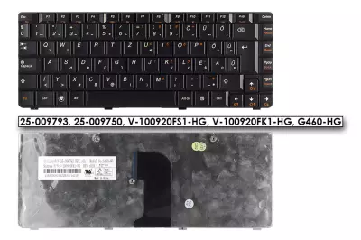 Lenovo IdeaPad G460A fekete magyar laptop billentyűzet