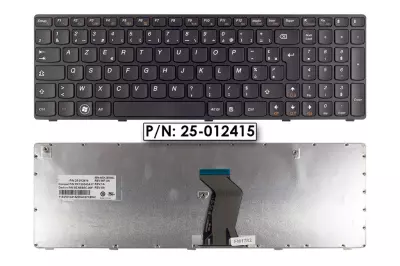 Lenovo IdeaPad Z565 fekete francia laptop billentyűzet