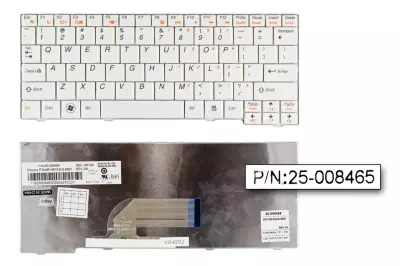 Lenovo IdeaPad S10-2, S11 gyári új fehér US angol billentyűzet (25-008465)