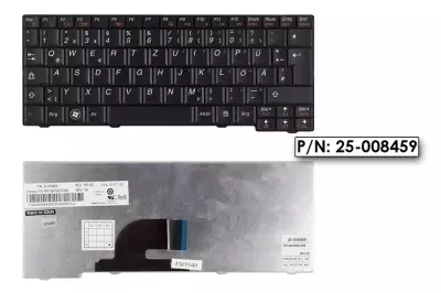 Lenovo IdeaPad S11 fekete német  laptop billentyűzet