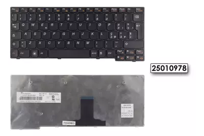 Lenovo IdeaPad S10-3 gyári új olasz fekete billentyűzet (25010978)