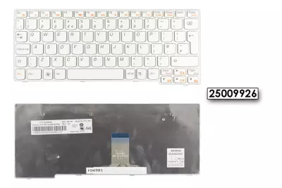 Lenovo IdeaPad S10-3A fehér UK angol laptop billentyűzet