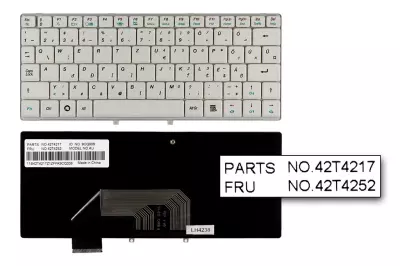 Lenovo IdeaPad S9 fehér magyar laptop billentyűzet