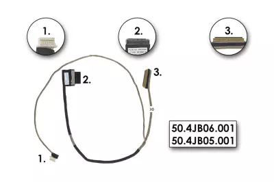 Lenovo IdeaPad U160, U165 gyári új kijelző kábel, 50.4JB06.001, 50.4JB05.001