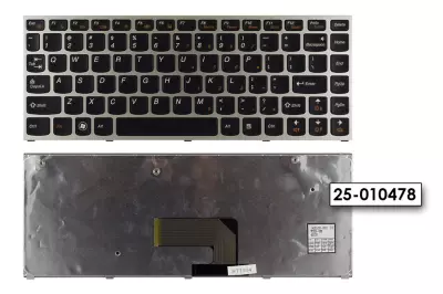 Lenovo IdeaPad U460A ezüst US angol laptop billentyűzet