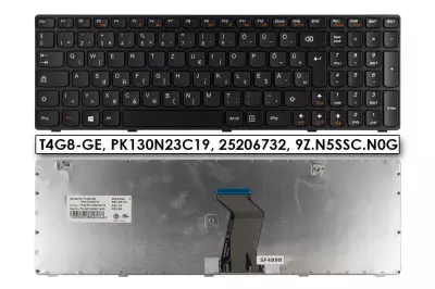 Lenovo IdeaPad Z580 fekete magyarított laptop billentyűzet