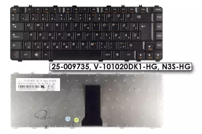 Lenovo IdeaPad Y550M fekete magyar laptop billentyűzet