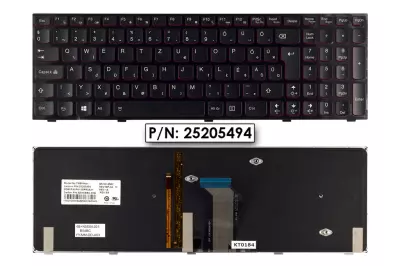 Lenovo IdeaPad Y500NT fekete magyar laptop billentyűzet
