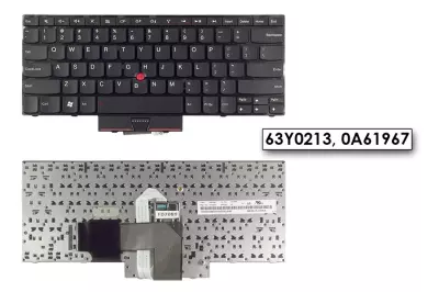 Lenovo ThinkPad Edge E420 fekete US angol laptop billentyűzet