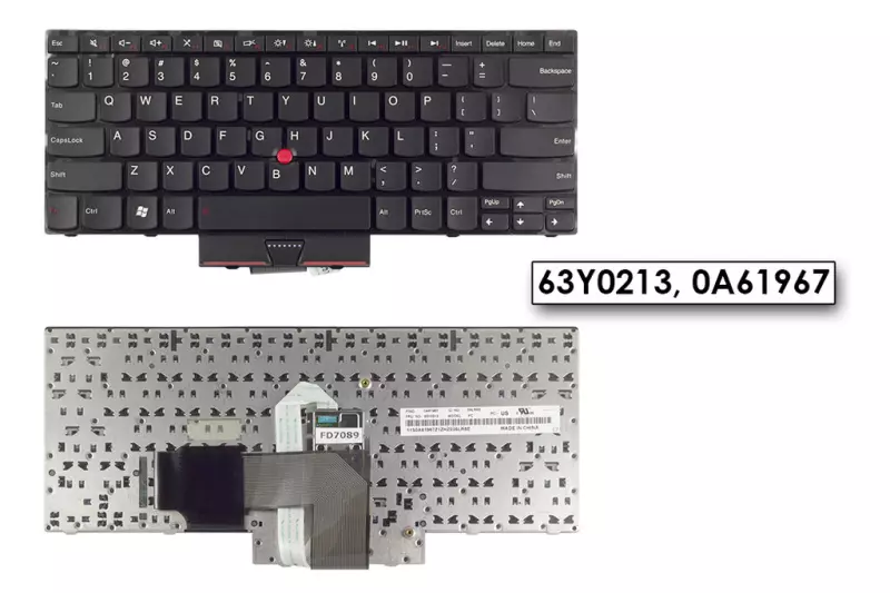 Lenovo ThinkPad Edge E320, E325, E420, E425 gyári új US angol billentyűzet (63Y0213)
