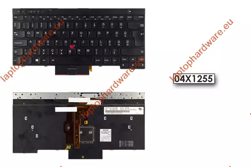 Lenovo ThinkPad X230i fekete magyar laptop billentyűzet