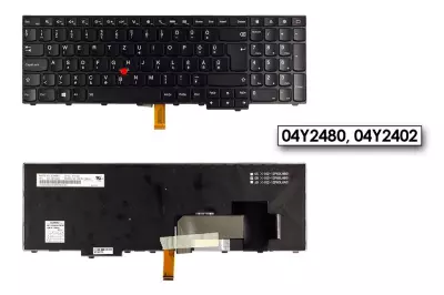 Lenovo ThinkPad T540, T540P, W540 gyári új magyar háttér-világításos billentyűzet (04Y2480)