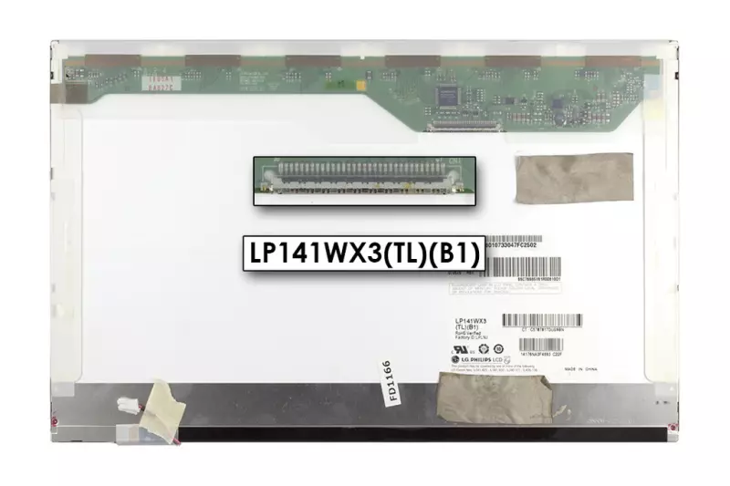 LG LP141WX3-TLB1 WXGA 1280x800 CCFL használt fényes kijelző.