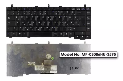MSI MegaBook M655 fekete magyar laptop billentyűzet