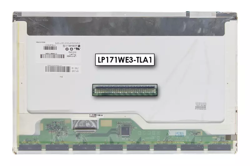 LG LP171WE3-TLA1 használt matt 17.1' (1680x1050) CCFL kijelző HP Compaq 8710p, 8710w (450580-001) (csatlakozó: 30 pin - bal)