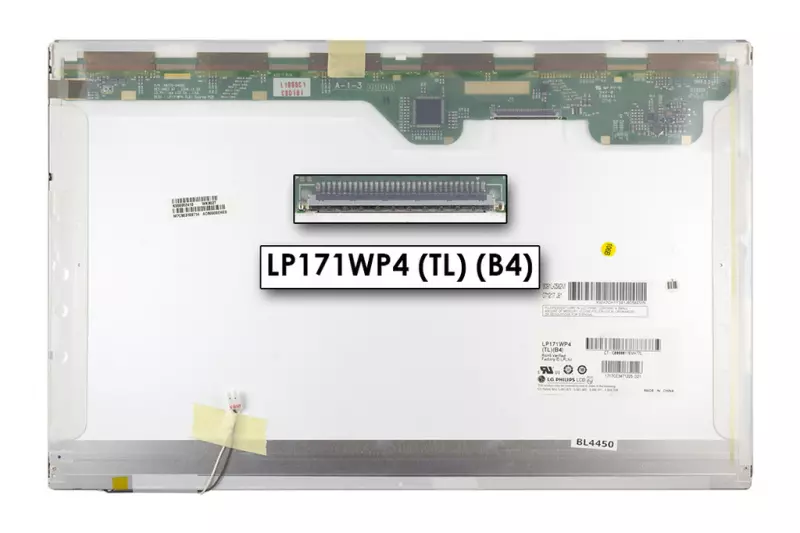 LG LP171WP4-TLB4 1440x900 WXGA+ használt fényes kijelző