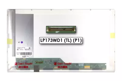 Gyári új matt 17.3'' HD+ (1600x900) LED kijelző (csatlakozó: 40 pin - bal) B173RW01 V.5