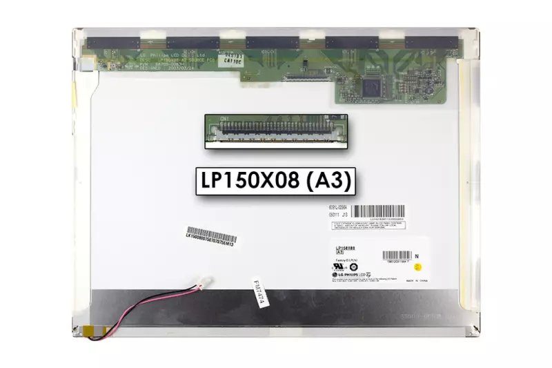 LG LP150X08-A3 XGA 1024x768 használt matt kijelző 
