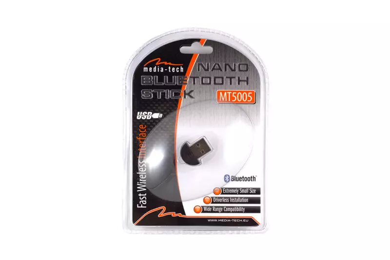 Media-tech nano Bluetooth USB adapter, MT5005