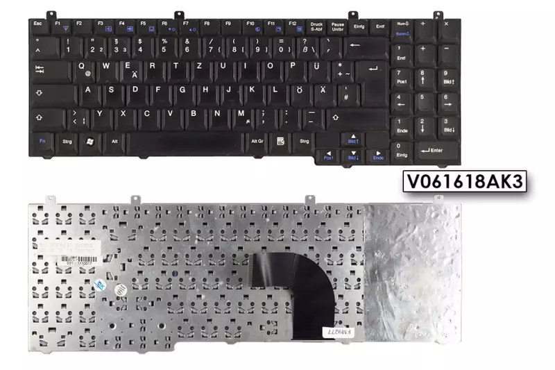 Medion MIM 2300 használt német billentyűzet, german keyboard, (V061618AK3)