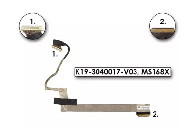 MSI  CR500X használt kijelző kábel, K19-3040017-V03, MS168X