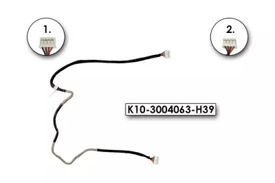 MSI GX700-MS1719 használt táp átvezető kábel (K10-3004063-H39)