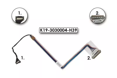MSI M620, M645, MS-1032 használt kijelző kábel, K19-3030004-H39