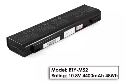 MSI MegaBook L725 laptop akkumulátor, gyári új,  cellás (4400mAh)