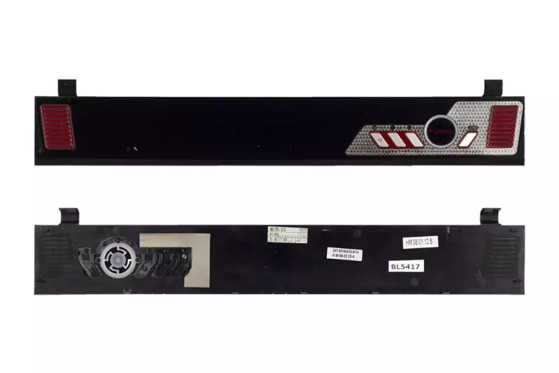 MSI Megabook GX600 használt bekapcsoló és zsanér takaró panel (307-631E412-H74)
