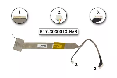 MSI VR420X, MS-1422 használt kijelző kábel (K19-3030013-H58)