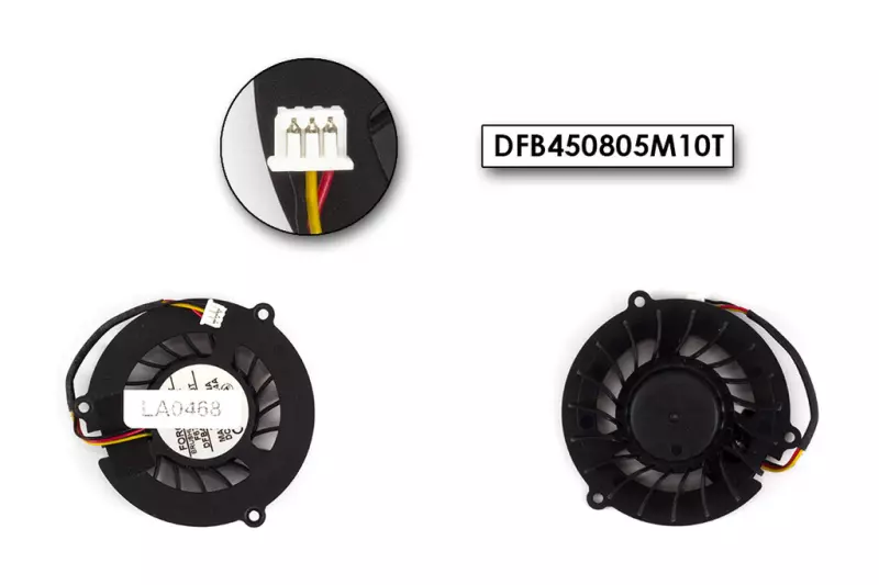 MSI VR600, VR600X, VX600, VX600X gyári új hűtő ventilátor (DFB450805M10T)