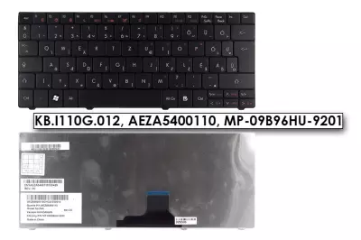 Packard Bell DOT DOT M fekete magyar laptop billentyűzet