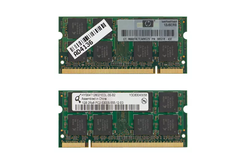 Qimonda 1GB DDR2 667MHz használt memória HP (SPS: 395318-432)