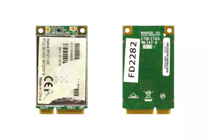Ralink RT2700E használt Mini PCI-E WiFi kártya
