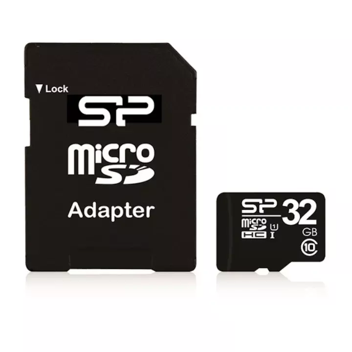 Silicon Power 32GB UHS-I MicroSDHC kártya + adapter (SP032GBSTH010V10SP)