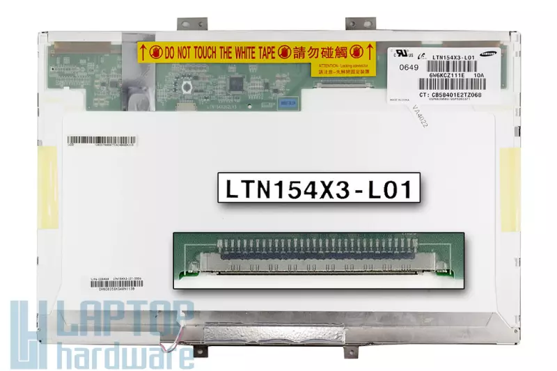 Samsung LTN154X3-L01 15,4 inch WXGA (1280x800) CCFL használt B kategóriás matt kijelző