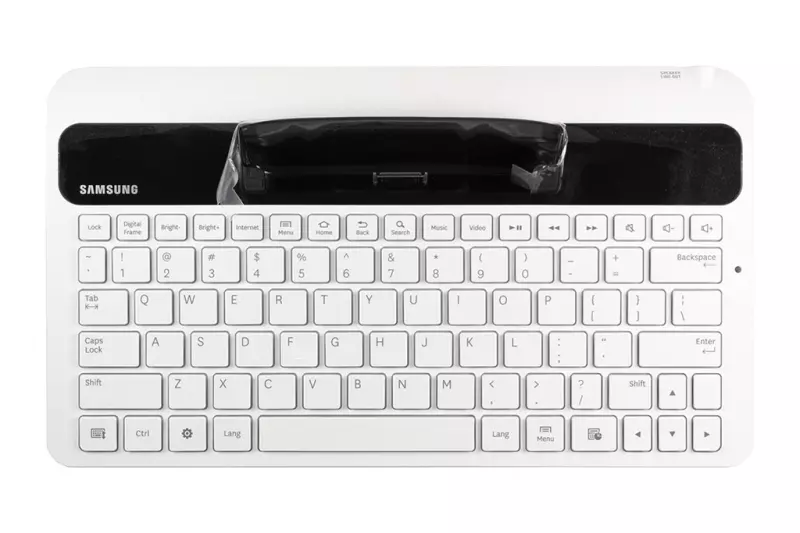 Samsung Galaxy Tab 7 colos UK angol fehér billentyűzet dokkoló, ECR-K10AWEGCHA