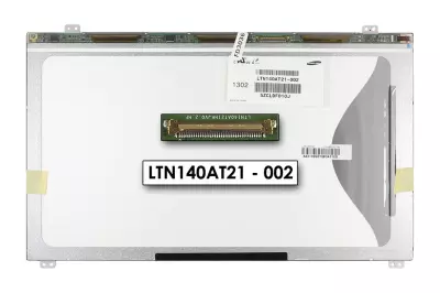 Gyári új matt 14.0' HD (1366x768) LED Slim kijelző (csatlakozó: 40 pin - bal) LTN140AT21