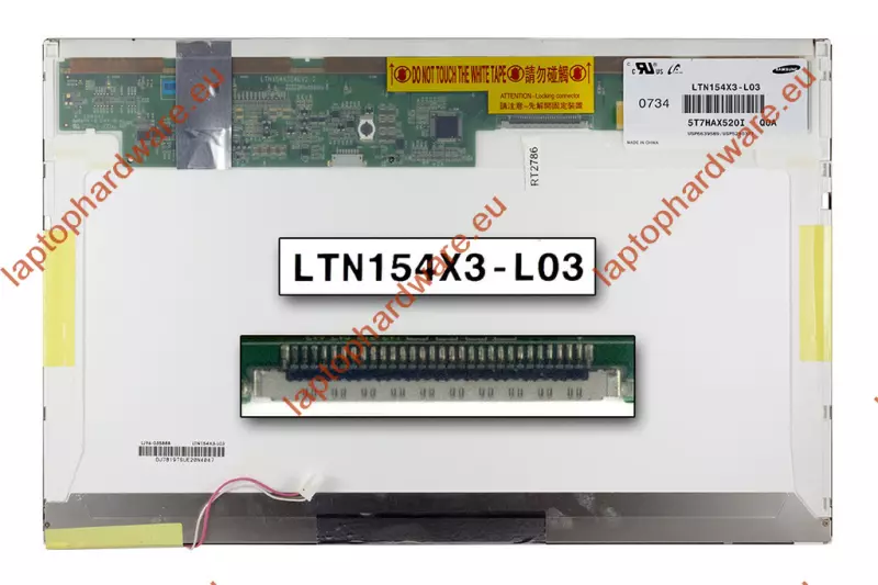 Samsung LTN154X3-L03 15,4 inch WXGA CCFL használt matt  LCD kijelző