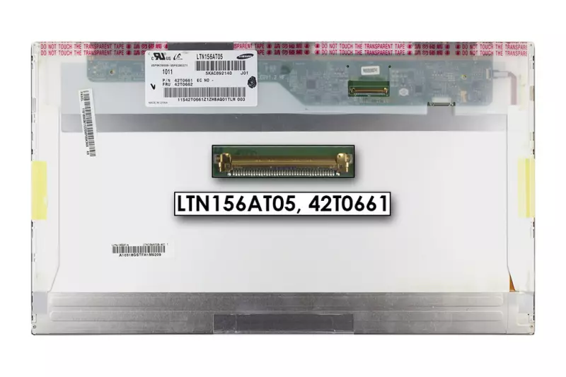 Samsung LTN156AT05 WXGA 1366x768 HD LED használt fényes kijelző