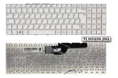 Samsung NP sorozat NP300E5Z fehér magyar laptop billentyűzet