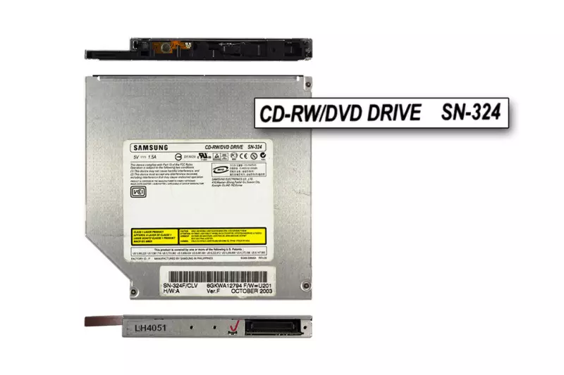 Samsung SN-324 használt IDE CD-író DVD-olvasó combo - Akciós
