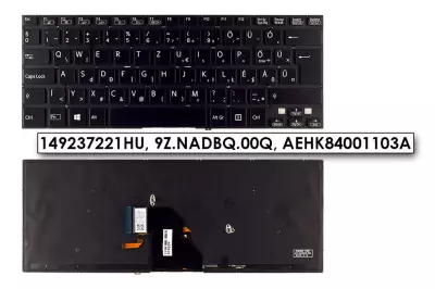 Sony SVF SVF14N fekete magyar laptop billentyűzet