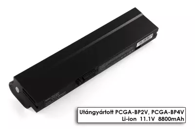 Sony Vaio VGN-B, PCG-V505, PCG-Z1 helyettesítő új 12 cellás fekete akkumulátor (PCGA-BP4V)